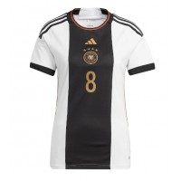 Germany Leon Goretzka #8 Replica Home Shirt Ladies World Cup 2022 Short Sleeve